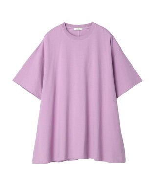 earth music&ecology オーバーフレアＴＥＥ Purple