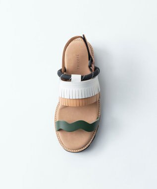 TRICOTE FRINGE BELT SANDAL／フリンジベルトサンダル 65ORANGE