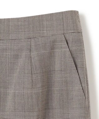 BEIGE， MER / グレンチェックスカート Beige