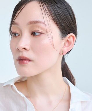 Phoebe 【痛くないシリーズ】パワーストーンライトフィットイヤリング　シトリン/天然石 イエロー