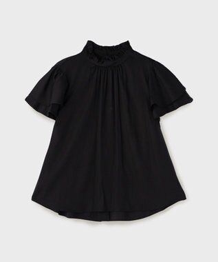 GRACE CONTINENTAL フリルボウタイブラウス ブラック