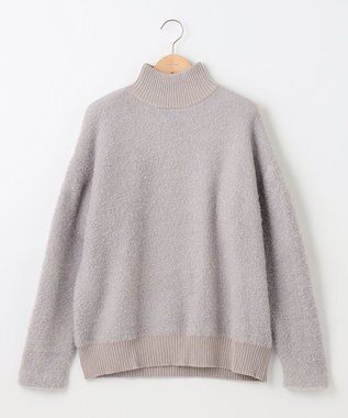 SHARE PARK LADIES プードルタートルニット ライトグレー系