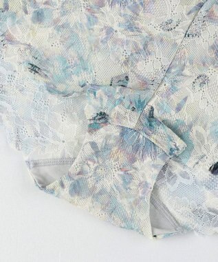 WACOAL ショーツ 【GOCOCi ゴコチ】 CGG297とペア 肌あたりのやさしいレース アウターにひびきにくい はきこみ丈あさめ レディース PGG197 /ワコール サックス