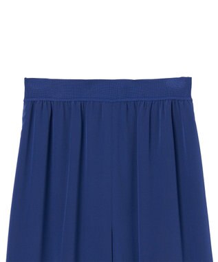 JOSEPH クレープ ド ソワ　トラウザーズ Cobalt