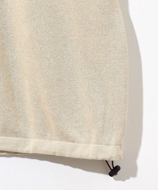 JOSEPH ABBOUD MOUNTAIN 【エコ素材・軽量・通気性・速乾性】ペーパーヤーンニット Ｔシャツ ベージュ系