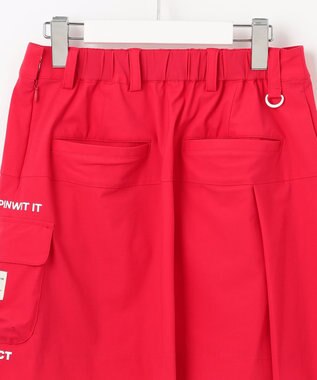 PW CIRCULUS 【UVカット / 接触冷感 / 伸縮性抜群】【WOMEN】フロントプリーツ ゴルフウェア レディース レッド系