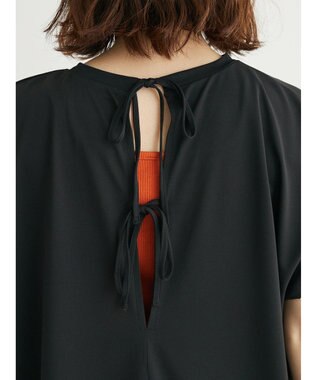 Green Parks ・ＳＵＧＡＲ　ＳＰＯＯＮラッシュガードフレンチチュニック Black