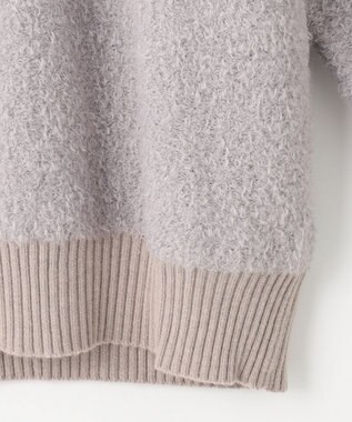 SHARE PARK LADIES プードルタートルニット ライトグレー系