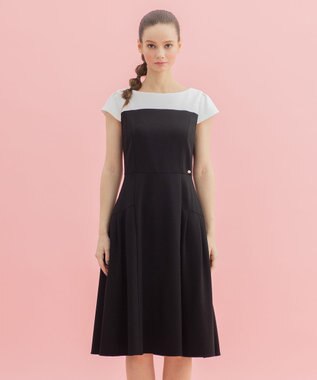 TOCCA 【洗える！】CROISSANT ドレス ブラック系