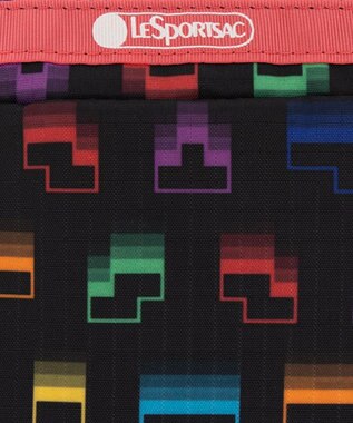 LeSportsac RECTANGULAR COSMETIC/テトリスフォーリングブロックス/ピンク テトリスフォーリングブロックス/ピンク