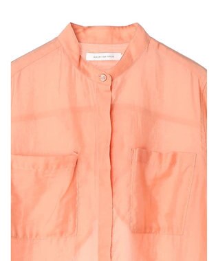 AMERICAN HOLIC シアーバックフレアＷポケットシャツチュニック Pink