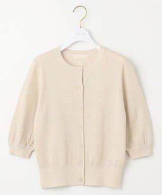 ANY SIS 【接触冷感 / UVケア】ハーフスリーブ カーディガン シャンパン