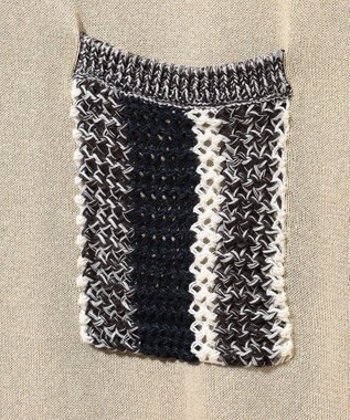 JOSEPH ABBOUD MOUNTAIN 【エコ素材・軽量・通気性・速乾性】ペーパーヤーンニット Ｔシャツ ベージュ系