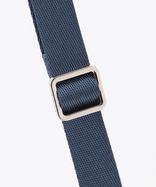 Y'SACCS はっ水ドットジャカード リサイクルレザーコンビ 2wayトートバッグ ネイビー