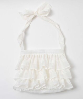 WEGO フリルショルダー ホワイト