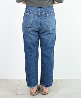 woadblue ＜坪田あさみさんコラボ＞サルエルデニムパンツ MIDBLUE