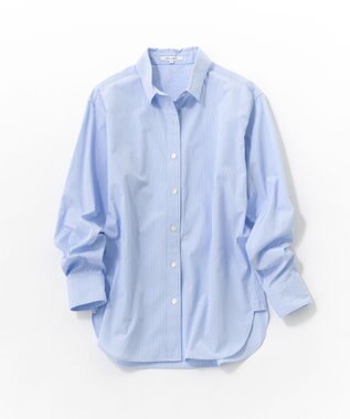 23区 【Oggi4月号掲載/洗える】CANCLINI ベーシック シャツ サックスストライプ