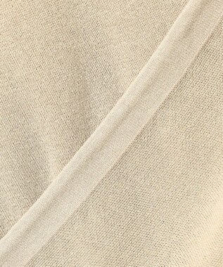 JOSEPH ABBOUD MOUNTAIN 【エコ素材・軽量・通気性・速乾性】ペーパーヤーンニット Ｔシャツ ベージュ系