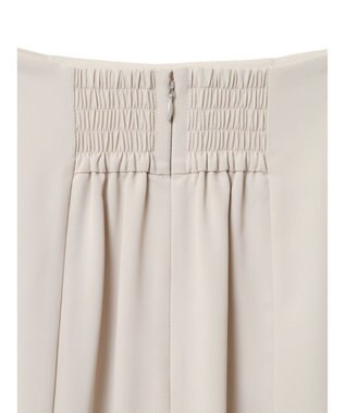 earth music&ecology パール付きマーメイドスカート Ecru