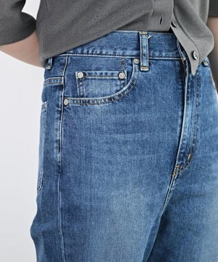 woadblue ＜坪田あさみさんコラボ＞サルエルデニムパンツ MIDBLUE