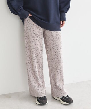 earth music&ecology アソートセルフカットパンツ Flower