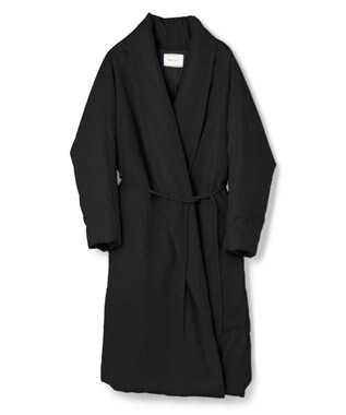 BEIGE， 【洗える】PINS / 中綿ロングコート Black