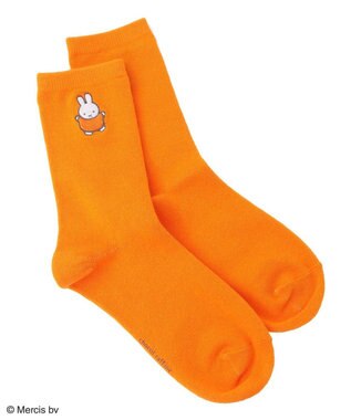 Green Parks Ｍｉｆｆｙ／ワンポイントカラーソックス Orange
