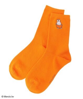 Green Parks Ｍｉｆｆｙ／ワンポイントカラーソックス Orange