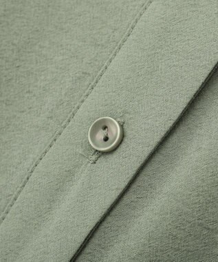 earth music&ecology 【予約】シアーシャツブルゾン ライトカーキ