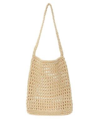 Green Parks ・ＱＵＯＮ　ハンドメイドメッシュワンショルダー Beige