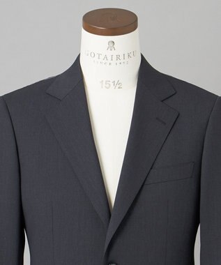 GOTAIRIKU オールシーズン対応【御幸毛織】WOOL×SOLOTEX ストレッチスーツ（グレー無地） グレー系