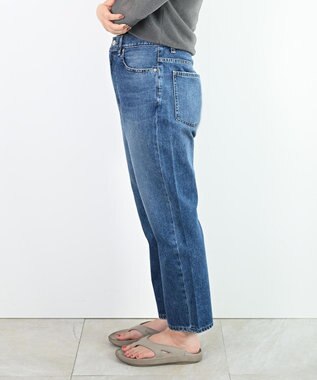 woadblue ＜坪田あさみさんコラボ＞サルエルデニムパンツ MIDBLUE