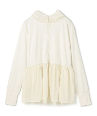 UNFILO 【ZIP!放映】 ラッシュガード ペプラムフーディ オフ