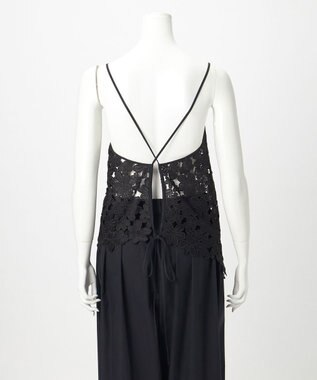 23区 【GOLD LABEL】エンブロイダリーレース キャミソール ブラック系