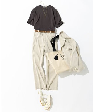 23区 【一部店舗限定】半袖 IT TEE ブラウン系