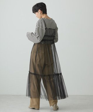 AMERICAN HOLIC ティアードチュールワンピース Black