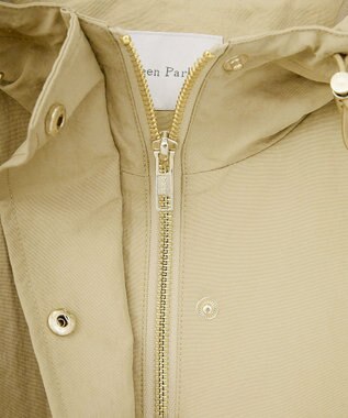 Green Parks 撥水加工ミディ丈マウンテンパーカー Beige