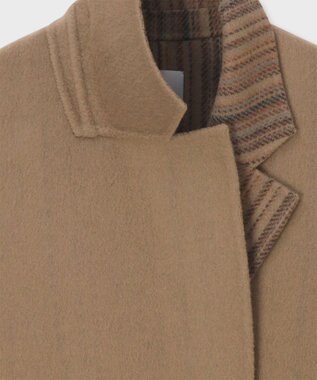 Paul Smith シグネチャーストライプ ダブルフェイス コート キャメル