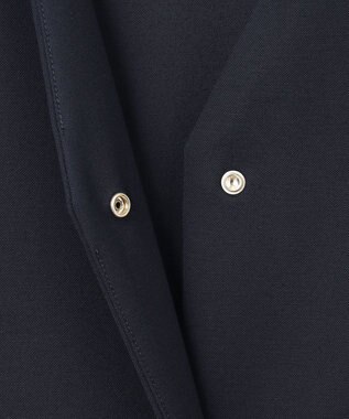 J.PRESS LADIES 【洗える】Hari-Puru jersey ジレ ネイビー系