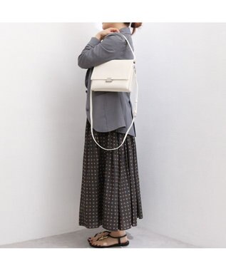 UNBILLION カカトゥ kakatoo / ソフトフラップ2wayハンドバッグ アイボリー