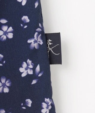 組曲 KIDS 【110-140㎝】フラワーパッチワークワンピース ネイビー系