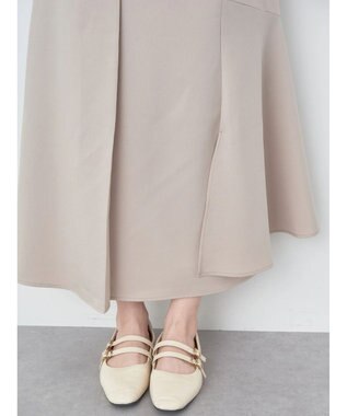 earth music&ecology アシメキリカエスカート Beige