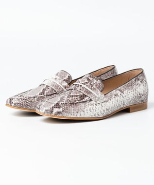 BONTRE 【BONTRE/ボントレ】レザーサドルローファー パイソン