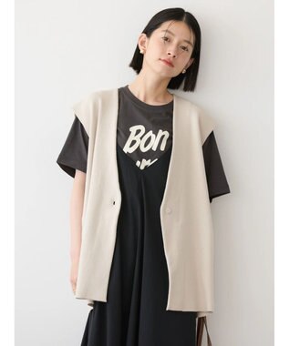 AMERICAN HOLIC Ｖネックニットジレ Black