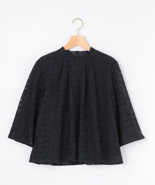 組曲 S 【先行予約・WEB限定】フラワーラッセルレーススタンド襟 ブラウス
