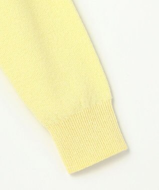 自由区 S ブークレミックスツイード ニット イエロー