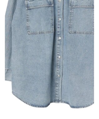 Green Parks ・ＥＬＥＮＣＡＲＥ　ＤＵＥ　デニムロングスリーブシャツ Light Indigo