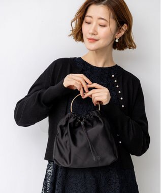 23区 【APPLAUDIR】ゴールドハンドル バッグ ブラック系