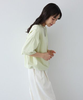 CRAFT STANDARD BOUTIQUE バイカラーヘムプルオーバー Light Green