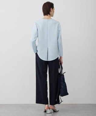 ICB L 【先行予約】ミックスブッチャー ワイドパンツ ネイビー